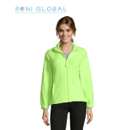 Veste micropolaire de travail femme zippée - NORTH SOL'S - Short cut, anti-bouloche, coupe ajustée_0