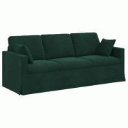 VidaXL Canapé Vert foncé 198 x 78 x 80 cm Velours Modèle Atlas Line Plus - 42024433