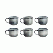 Bjorn Mug ZEN 40cl - 6 pièces - Natural - gris 3701488305737 Bjorn Mug ZEN 40cl - 6 pièces - Natural - gris 3701488305737