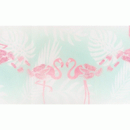 Chemin de table Romance flamant rose 29cm x 5m