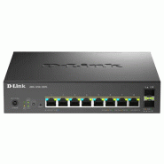 D-Link DMS-1250-10SPL Géré L2/L3 2.5G Ethernet (100/1000/2500) Connexion Ethernet, supportant l'alim