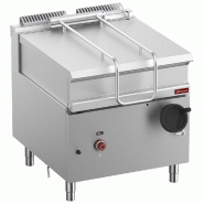 Diamond - Sauteuse basculante gaz, cuve inox 80 lit. Sur meuble - réf. G9/BRI8-N - gris inox AKS-G9/BRI8-N