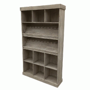 Etagère présentation bouteilles Héritage L116xP31xH200cm - Epaisseur 18mm