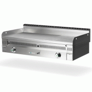 Fry-Top électrique EURO-SNACK semi-rainurée en ACIER rectifié - L1200 | Mainho - PLR120ET