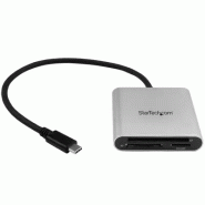 Lecteur et enregistreur multicartes USB 3.0 avec USB-C pour cartes mémoire SD, microSD et CompactFla