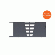 Portail coulissant déco droit - 3000 / 1400_0