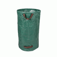Sac à végétaux PICK-UP, repliable, hxd : 75x46 cm, 120 litres, vert - 5907544422303