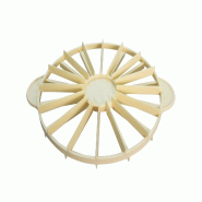 Schneider - Diviseur de gâteau 14/18 parts, PP, Ø 265 mm x 25 mm - beige plastique polypropylène 220126