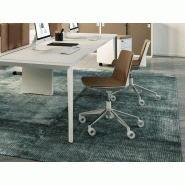 Siège de bureau Origami Tapissé à roulettes avec accoudoirs Siège de bureau Origami Tapissé à roulettes avec accoudoirs