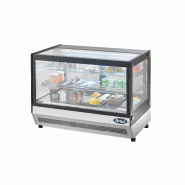 Vitrine réfrigérée vitre droite 160L ATOSA