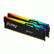 32 go 5600 mt/s ddr5 cl36 dimm (kits de 2) fury beast rgb