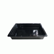 Bandeja gastronorme 1/1 hauteur 6,5cm mélamine noir - par 3