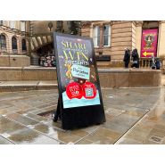 Chevalet  stop-trotoire numerique