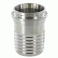 Douille maçon femelle inox à ligaturer - YMAFLGIX040 - Dimension DN 40 - Raccord sans zone de rétention_0