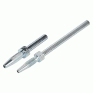 Embout droit Ø 4.10 X 8.75 sans rainure - 25 , 5 , 1/8 NPT , 7/16"