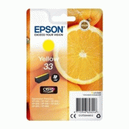 Epson 33 - Orange Cartouche Jaune C13T33444012 (T3344) - jaune 8715946600550