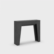 Itamoby Console Extensible 90X25/181 Cm Étroite Anthracite - noir VE09025CONARR-AN