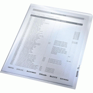 LEITZ Vision Housse standard, A4, PP, indélébile, incolore - 40200003