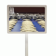 Miroir plat de contrôle de précision - 280 x 360 mm - Garantie 6 ans - Réflecteur Poly+ antivandalisme_0