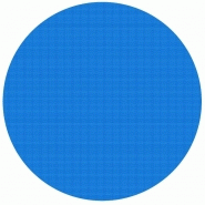 PISCINE FILM SOLAIRE RONDE COUVERTURE DE PISCINE BLEU DIAMÈTRE 5 M DE CHAUFFAGE SOLAIRE PE 16_0001695