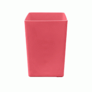PLAST'UP ROTOMOULAGE Pot de fleur carré suerte 109l - ROUGEFRAISE - rouge plastique 0750122560615