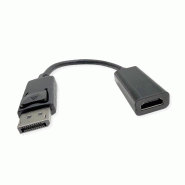 Roline adaptateur displayport - hdmi, 8k, dp m-hdmi f, actif