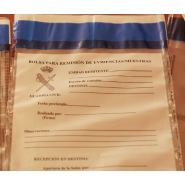 Sacs et enveloppes pour transport de fonds - manufacturas polisac s.A - avec une fermeture adhésive inviolable