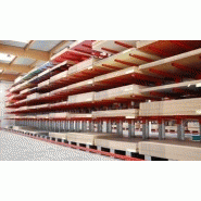 Stockage panneaux sur cantilever