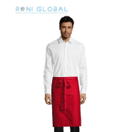 Tablier mi-long avec poches en coton/polyester - GREENWICH SOL'S - Réf : sol-88020_0