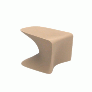 Tabouret bas design in & out WING - camel