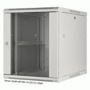 Adaptateur 19 pouces MHT137 en verre - 12U hoogte - 450 mm diep - grijs - Bravour® Adaptateur 19 pouces MHT137 en verre - 12U hoogte - 450 mm diep - grijs - Bravour®