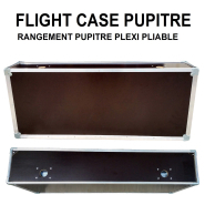 AT 33 - Flight Case Pupitre Plexi FASE AT 33 - Flight Case Pupitre Plexi FASE