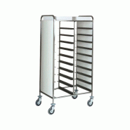 Chariot pour plaques GN avec panneaux latéraux, 20x GN 1/1, h 120 mm 810x620x1750 mm - VIRTUS - 0615402523141 Chariot pour plaques GN avec panneaux latéraux, 20x GN 1/1, h 120 mm 810x620x1750 mm - VIRTUS - 0615402523141