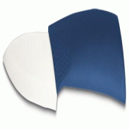 Couteau dentelle céramique Dentelle céramique blanche, manche bleu 75 mm. Horemaq - 446106