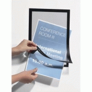 DURABLE SACHET DE 2 CADRES AFFICHAGE MAGNÉTIQUES MAGAFRAME, FORMAT A4, COLORIS NOIR DURABLE SACHET DE 2 CADRES AFFICHAGE MAGNÉTIQUES MAGAFRAME, FORMAT A4, COLORIS NOIR