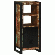 Helloshop26 - Armoire de salle de bain moderne rangement intérieur 40 x 30 x 90 cm en bois recyclé marron 02_0057647 - 3000240151972