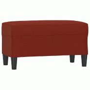 Helloshop26 - Banc banquette rouge bordeau x 70 x 35 x 41 cm synthétique 02_0010556 - rouge polyester 3000581082720