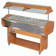 ITALCONCEPT L2G Buffet Bain-Marie Central Chauffant, - 3616350027818
