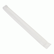 NOVACUP Paille papier emballée individuellement blanche Ø 6 mm x 200 mm boissons froides - Idéal vente à emporter, livraison  – lot de 4500 - bl