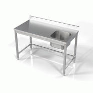 Plonge inox bac 1 à droit 1400x700 - P7812.0615