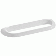 Porte-serviettes durofort 1 barre fixe 360 mm anti-bactérien en résine teintée blanche