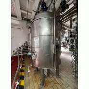 Réacteur maivisa atex d'occasion en acier inoxydable 316l 1 270 litres avec demi tige chauffante