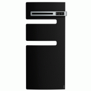 Radiateur sèche-serviettes connecté Serenis mât droite 500W Noir - Atlantic - 850535_0
