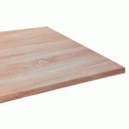 Restootab - Plateau 120x70 decor chene bastide - Bois manufacturé PL-12070M-CH.BAS