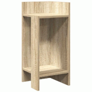 VidaXL Table d'appoint avec étagère chêne sonoma 25,5x27x60 cm Modèle Apex Riviera - 858546