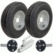 4.80/4.00-8 Trailer Kit High Speed Road Legal 6-ply Wheels, Axles Hitch 690kgs 4.80/4.00-8 Trailer Kit High Speed Road Legal 6-ply Wheels, Axles Hitch 690kgs