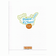 Calligraphe Lot de 10 Cahier Poésie Ligne 8000 A4, 96p./48 feuilles 90 g/m² piquées, couv. PP incolore, r/v° Séyès / uni - 3210330182223