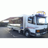 Camion boucherie charcuterie 6m - Vitrine réfrigérée 5m45 + réserves froides GN - 1044