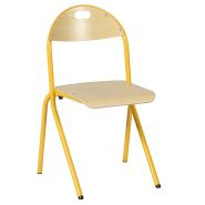 Chaise scolaire - Tailles 1 à 6 - Appui sur table - Assise et dossier en hêtre multiplis 8 mm - AMAPA A/T Chaise scolaire - Tailles 1 à 6 - Appui sur table - Assise et dossier en hêtre multiplis 8 mm - AMAPA A/T
