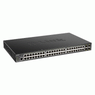 D-Link DGS-1250-52XMP/E Switch 440mm D-Link DGS-1250-52XMP 4*SFP+/48*GE PoE+ retail - noir DGS-1250-52XMP/E